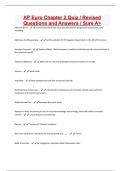 AP Euro Chapter 2 Quiz / Revised Questions and Answers / Sure A+