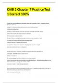 CAIB 2 Chapter 7 Practice Test 1 Correct 100%