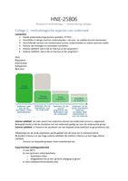 HNE-25806 (RM1) Samenvatting van alle colleges