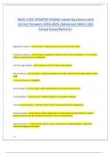  WGU C182 UPDATED EXAM/ Latest Questions with Correct Answers 2024-2025 /Advanced WGU C182 Actual Exam/Rated A+