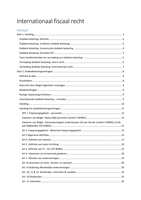 Internationaal fiscaal recht cursus