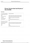  VSIM Scenario 5 Skyler Hansen Diabetes Pretest With Questions And 100% ALL SURE ANSWERS