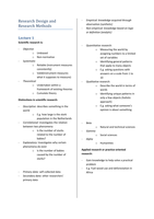 YRM20806 Samenvatting en Oefenexamen Research Design and Research Methods