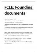 FCLE Founding documents