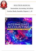 Solution Manual for Intermediate Accounting, 3rd Edition by Gordon, Raedy & Sannella ISBN: 9780136946694, All 22 Chapters Covered, Verified Latest Edition