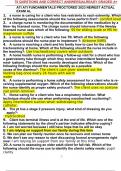 ATI RN FUNDAMENTALS PROCTORED EXAM 2 VERSION EACH 70 QUESTIONS AND NGN QUESTIONS RETAKE 2023/2024 (ALL QUESTIONS CORRECTLY ANSWERED) A+ GRADED