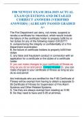 F80 NEWEST EXAM 2024-2025 ACTUAL EXAM QUESTIONS AND DETAILED CORRECT ANSWERS (VERIFIRD ANSWERS) | ALREADY PASSED GRADED A+