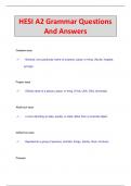 HESI A2 Grammar Questions  And Answers