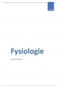 Samenvatting 'fysiologie'