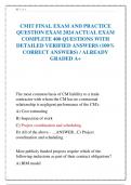 CMIT FINAL EXAM AND PRACTICE  QUESTION EXAM 2024 ACTUAL EXAM  COMPLETE 400 QUESTIONS WITH  DETAILED VERIFIED ANSWERS (100%  CORRECT ANSWERS) / ALREADY  GRADED A+