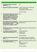 Boeing 737 Systems-Electrical (CDW) Questions With Correct Answers 2024, Boeing 737 Systems-Flight Controls (CDW) Questions With 100% Correct Answers 2024/2025 & Boeing 737 Systems-Flight Warning System (CDW) 100% Correct Answers. Package Deal Solution Qs