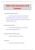 WGU C224 Questions And Answers