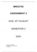 MNG3702 ASSIGNMENT 2 (SEM 2-2024) ANSWERS