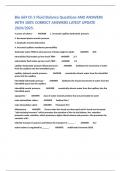 Bio 669 Ch 5 Fluid Balance Questions AND ANSWERS WITH 100% CORRECT ANSWERS LATEST UPDATE 2024/2025.