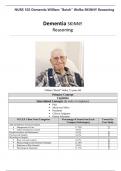 NURS 102 Dementia William “Butch” Welka SKINNY Reasoning