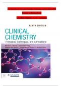 TEST BANK for Clinical Chemistry Principles, Techniques, and Correlations 9th Edition by Bishop Fody, All 31 Chapters Covered, Verified Latest Edition