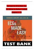 ECGs Made Easy, 7th Edition TEST BANK by Barbara J Aehlert, Verified Chapters 1 - 10, Complete Newest Version