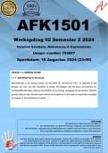 AFK1501 Werkopdrag 02 (COMPLETE ANSWERS) Semester 2 2024 - DUE 16 Augustus 2024 