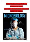 TEST BANK For Microbiology: The Human Experience 2nd Edition By Foster; Aliabadi; Slonczewski, Verified Chapters 1 - 27, Complete Newest Version