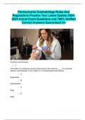 Pennsylvania Cosmetology Rules And Regulations Practice Test Latest Update 2024-2025 Actual Exam Questions and 100% Verified Correct Answers Guaranteed A+