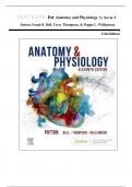 Test Bank For Anatomy and Physiology 11th Edition By Kevin T. Patton, Frank Bell, Terry Thompson & Peggie Williamson All Chapters 1-48 LATEST