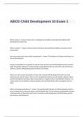 CHILD DEVELOPMENT AND GUIDANCE  EXAM BUNDLE.