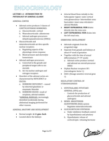 Introduction to Adrenal Glands, Anatomy and Physiology