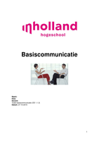 Verslag basiscommunicatie