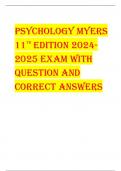 Psychology Myers  11th edition 2024- 2025 exaM with  question and  correct answers Random Sampling - correct answer-Survey procedure in which every person in the population being  studied has an equal chance of inclusion Framing - correct answer-The way a