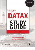 CompTIA DataX Study Guide: Exam DY0-001 (Sybex Study Guide) 1st Edition 2024 with complete solution