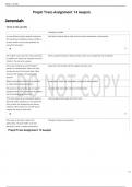  PrepU Trans Assignment 14 Asepsis  Terms in this set (35)  	recapping a needle. A nurse follows surgical asepsis techniques for inserting an indwelling urinary catheter in a client. What is an accurate guideline for using this technique?	Hold sterile obj