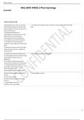  NSG 6005 WEEK 2 Pharmacology     Terms in this set (18)  Carbamazepine has a black box warning recommending testing for the HLA-B*1502 allele in patients with Asian ancestry prior to starting therapy due to: A.	Decreased effectiveness of carbamazepine in