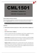 CML1501 Assignment 2 (Detailed Answers) Semester 2 - Due 19 September 2024