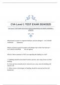 CVA LEVEL 1 BUNDLED EXAMS |VERIFIED |UPDATED |GUARANTEED ACCURATE ANSWERS