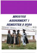 MNO3705 Assignment 1 (ANSWERS) Semester 2 2024 -  100% satisfaction guarantee