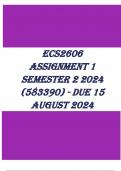 ECS2606 Assignment 