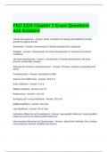 FAD 3220 Chapter 1 Exam Questions and Answers