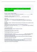 FAD 3220 Chapter 3 Exam Questions and Answers