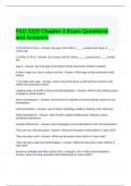 FAD 3220 Chapter 4 Exam Questions and Answers (Graded A)