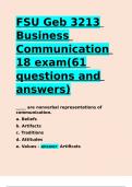 FSU Geb 3213 Business Communication 18 exam(61 questions and answers)