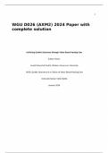 WGU D026 (AXM2) 2024 Paper with complete solution