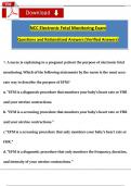 NCC Electronic Fetal Monitoring Exam (2024 / 2025) Expected Questions and Verified Answers, 100% Guarantee Pass