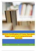 NCCCO Certification of Crane Operators  Rigger Level 1 and 2 certification   :-2024-2025 - EXAM PREPARATIONs COMPILATION BUNDLE  100% GUARANTEED SUCCESS