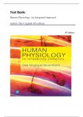 Test Bank - Human Physiology: An Integrated Approach 8th Edition ( Dee Unglaub Silverthorn,2024) Chapter 1-26||All Chapters || Latest Edition