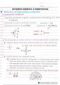 class notes uniqueness of hydrocarbon compounds