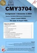 CMY3704 Assignment 1 (COMPLETE ANSWERS) Semester 2 2024 (669526)- DUE 16 August 2024 