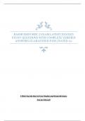 RASMUSSEN MDC 2 EXAM LATEST 2024/2025 STUDY QUESTIONS WITH COMPLETE VERIFIED ANSWERS GUARANTEED PASS | RATED A+