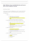 PSYC 450 Quiz 4, Form A & B 2024 Questions and Answers 100% Correct; Athabasca University