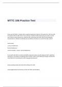 MTTC 106 Practice Test Questions and Answers