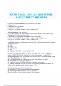 RNA TEST QUESTIONS WITH COMPLETE SOLUTIONS